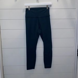 Lululemon Dark Green 7/8 Legging High Waisted